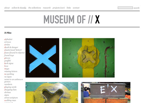 Figure 1c: Museum of X website screen grab