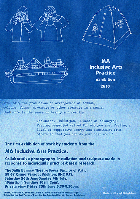 MA Inclusive Arts Practice