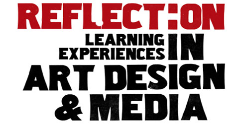 Reflect:on learning experiences in art, design and media logo