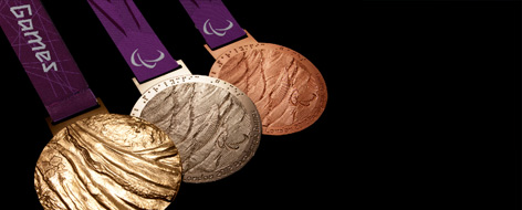 Paralympic medals - Lin Cheung, designer and graduate of University of Brighton 