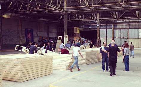 2014 Architecture and Interiors degree show in Circus Street