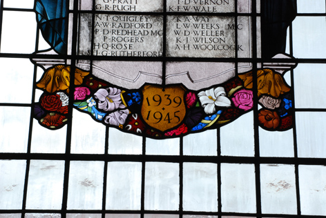 Stained Glass Window, Louis Ginnett and Charles Knight, Ditchling Museum