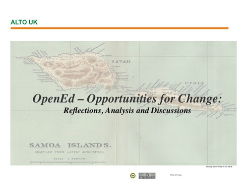 OpenEd – Opportunities for Change: Reflections, Analysis and Discussions presentation