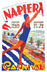 Napier Carnival Poster. New Zealand Railways, 1933