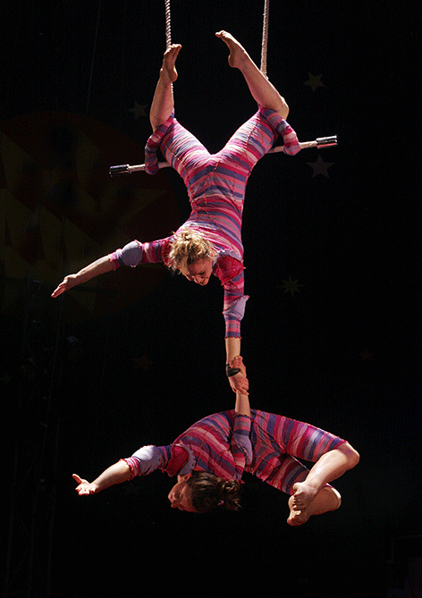 Circus Smirkus Static Trapeze. Photo: H Powers