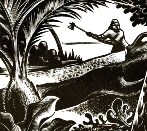 Illustration from Robinson Crusoe